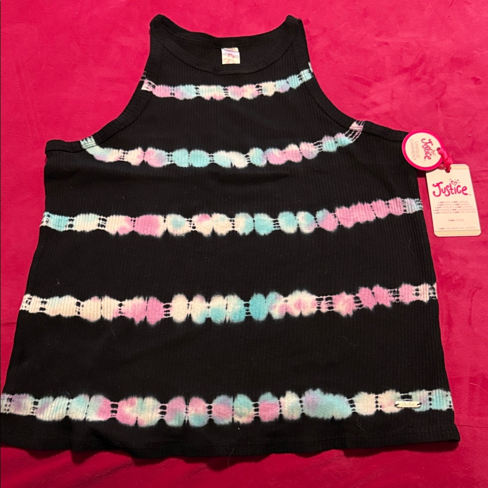 Justice Vibrant Tie-Dye Tank Top